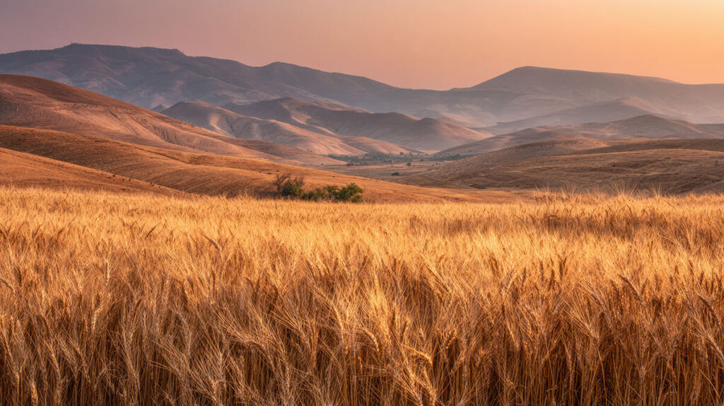 Harvest in the land of Israel