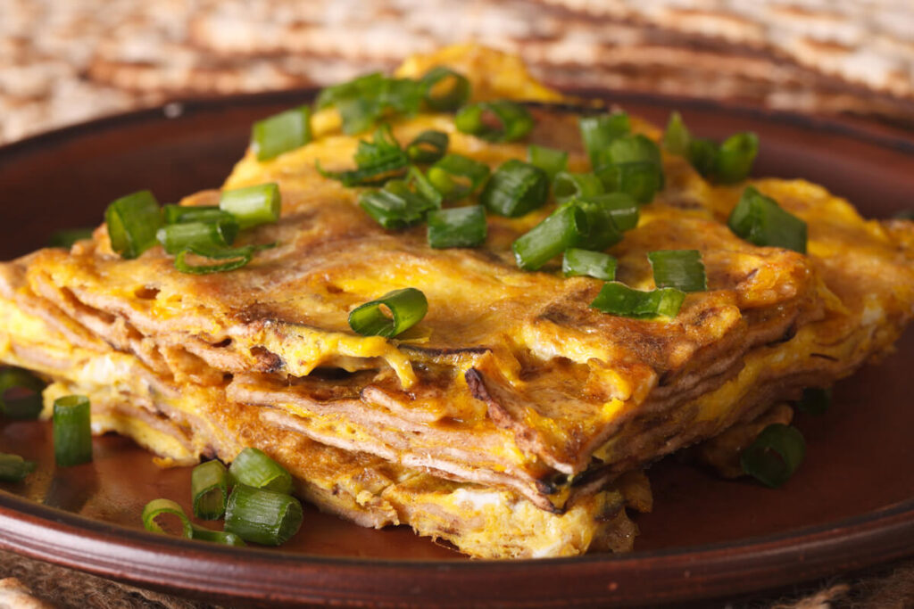Passover matzo brei