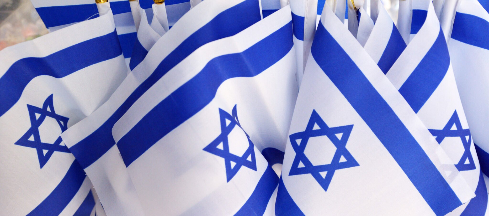 Israeli flags