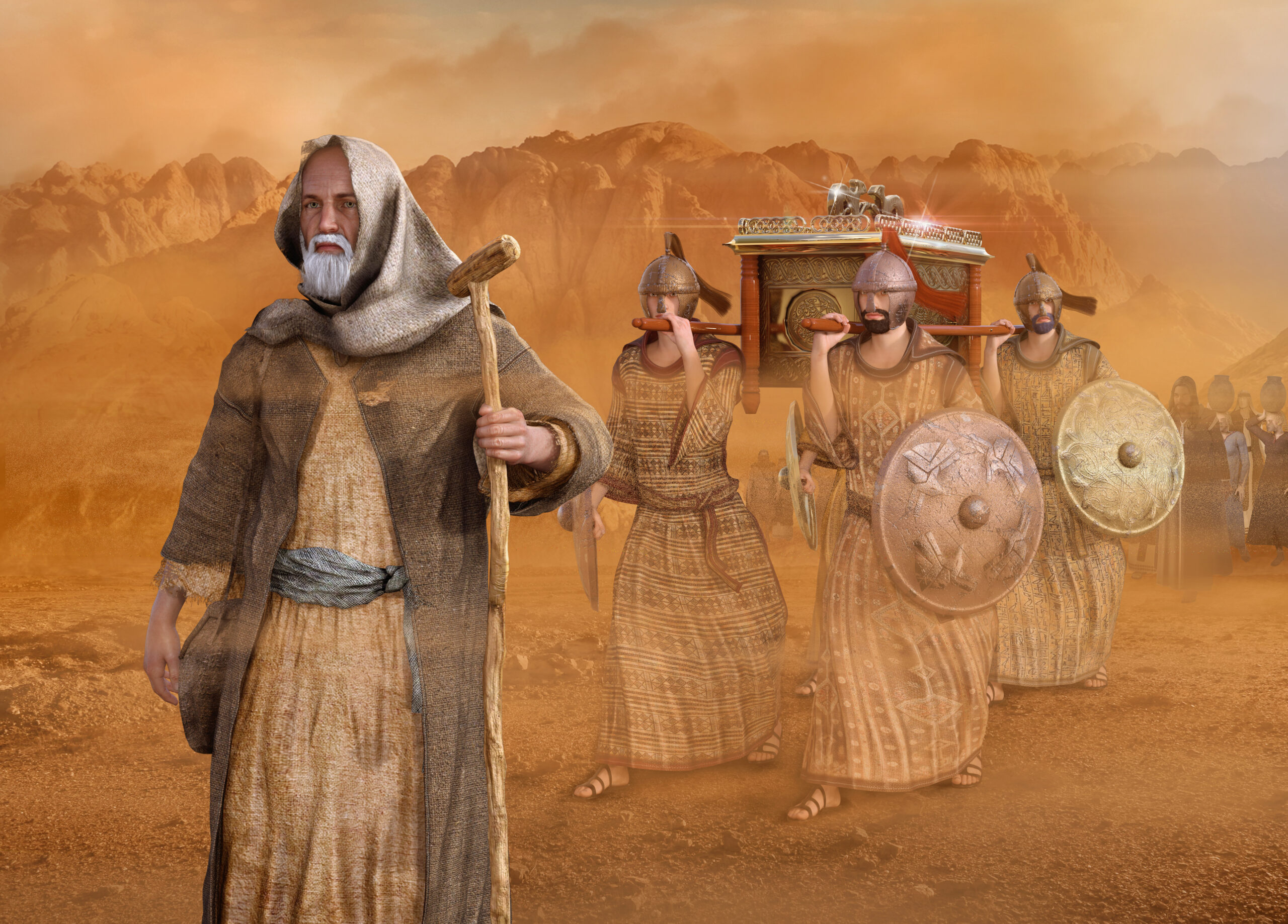 Moses leads the Isrealites