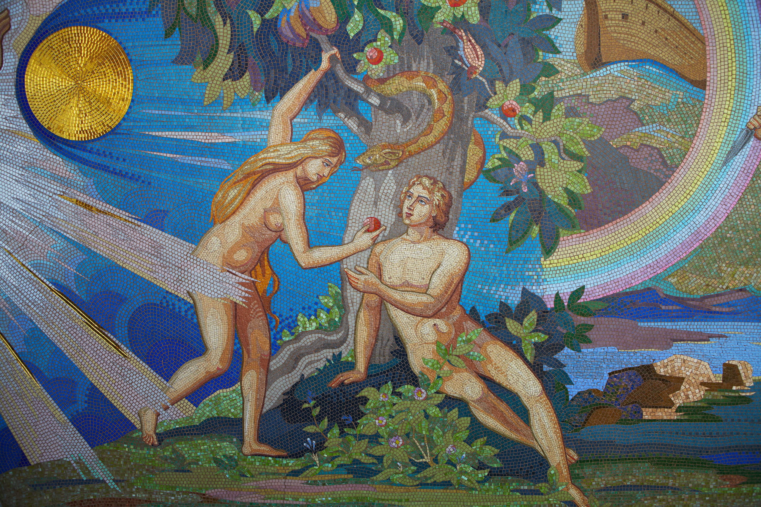 Religion. Mosaic. Orthodox church in Kirowograd Ukraine